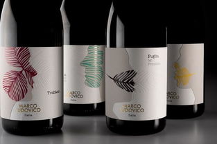 意大利紅酒品牌marco ludovico推出了一組人與自然的紅酒產品包裝